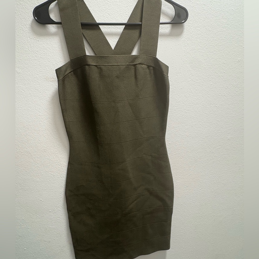 NIKKIE Olive Green Strappy Top